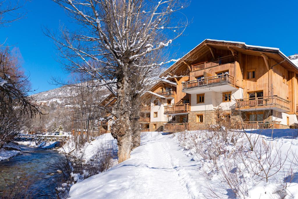 Travelski Home Premium - Residence Le Hameau Du Rocher Blanc Saint-Chaffrey Exterior foto